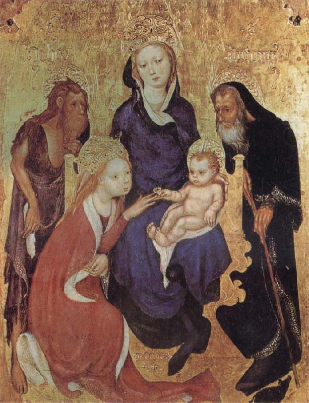 ALTICHIERO da Zevio The Mystic Marriage of St Catherine china oil painting image